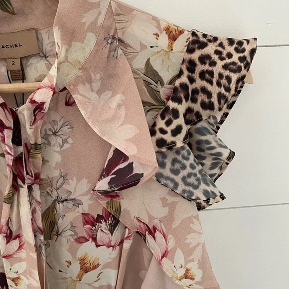 Kachel x Anthropologie Sedona Sunrise Silk Dress - Picture 7 of 11